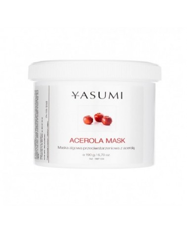Yasumi ACEROLA MASK 190 g Maska Algowa dla cery z widocznymi oznakami starzenia się i utratą elastyczności