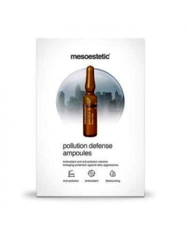 Mesoestetic POLLUTION DEFENSE ampułki 10x2ml Ochrona przed szkodliwymi czynnikami zewnętrznymi