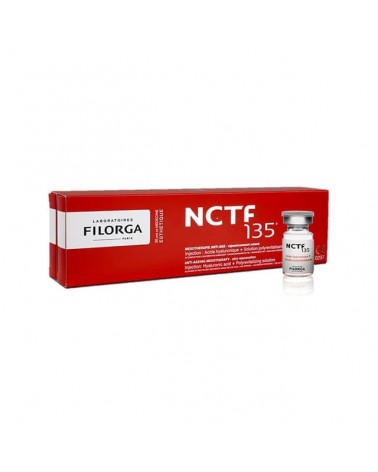Filorga NCTF 135 5x3ml Medyczny koktajl do mezoterapii igłowej. Całe opakowanie z igłami i strzykawkami