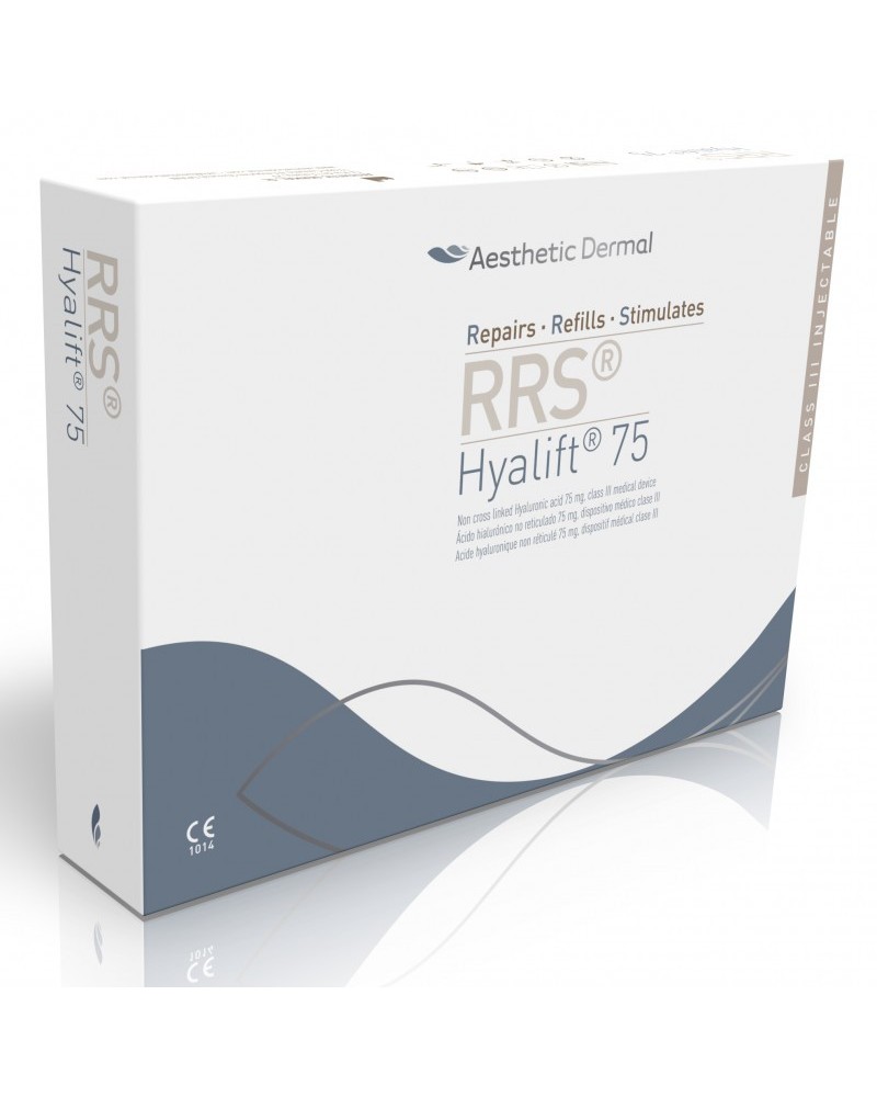 RRS Hyalift 75 fiolka 1x5 ml Medyczny koktajl antiaging do biorewitalizacji