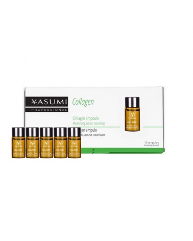 Yasumi COLLAGEN 10x3ml Kolagen Ampułki Silnie nawilżające i napinające skórę Całe opakowanie