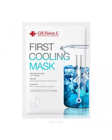 Cell Fusion C FIRST COOLING Mask 5 płatów x25g Maska chłodząca, łagodząca Całe opakowanie