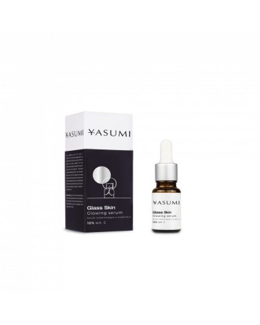 Yasumi Glass Skin Glowing Serum 10ml Serum rozświetlające z witaminą C  10%