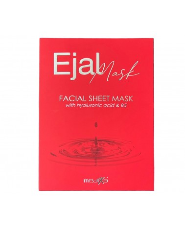 EJAL Facial Sheet Mask 28ml 1sztuka Pozabiegowa maska z kwasem hialuronowym