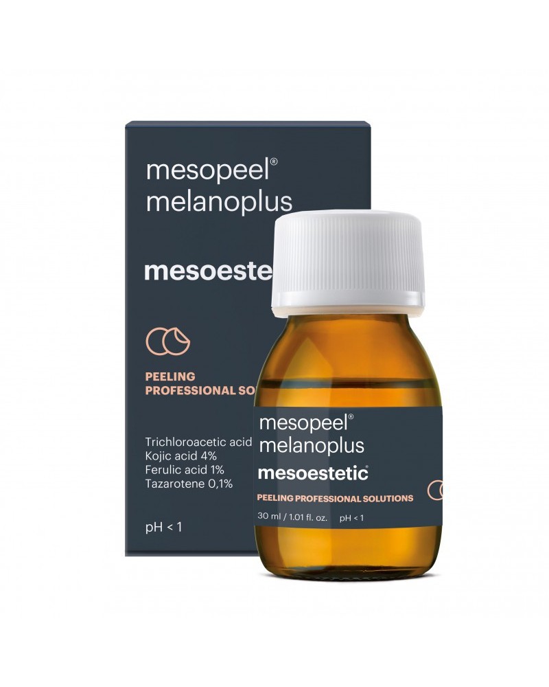 Mesoestetic MESOPEEL MELANOPLUS 30ml PEELING SAMONEUTRALIZUJĄCY Idealny W Niwelowaniu Przebarwień