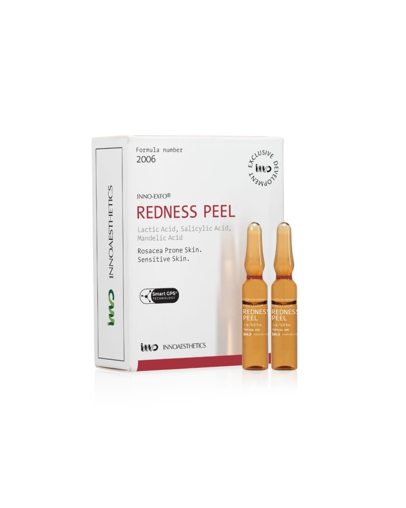 INNO-EXFO® REDNESS PEEL 1x2ml Peeling do skóry wrażliwej, z trądzikiem różowatym