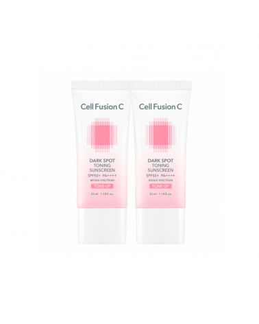 Cell Fusion C DARK SPOT TONING 1×35ml Sunscreen SPF50+ Chroni i Redukuje Przebarwienia
