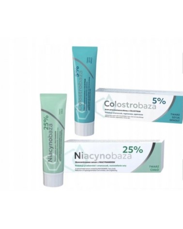 Farmapol Zestaw Colostrobaza 5% 30g + Niacynobaza 25% 30g